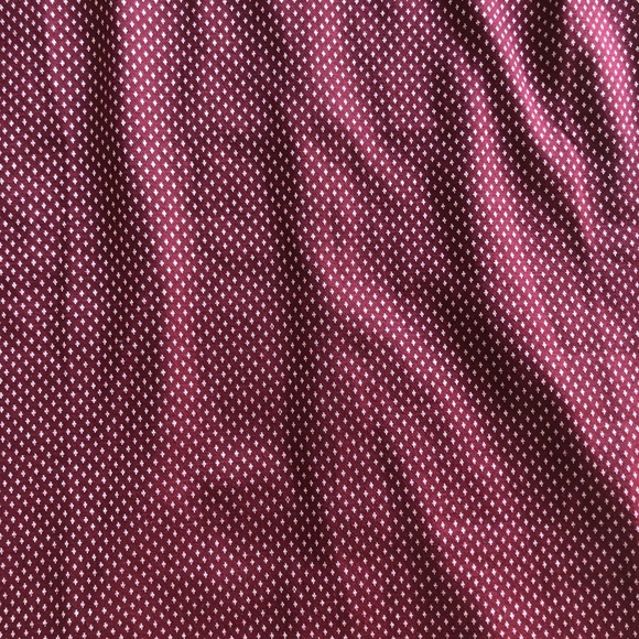 Forever 21 Burgundy Short Sleeve Collar Dress M - Picture 5 of 9